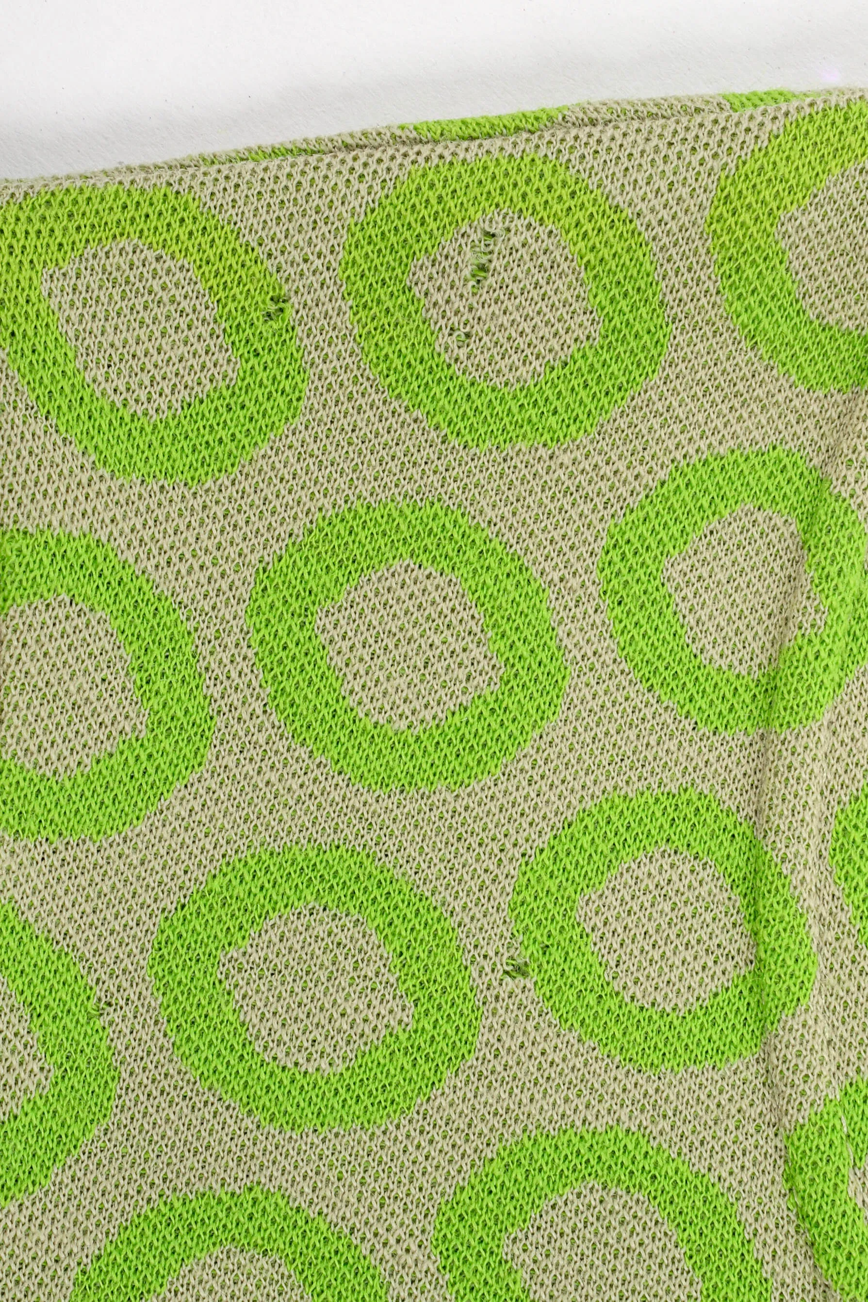 1965 Mixed Circle Dot Knit Dress
