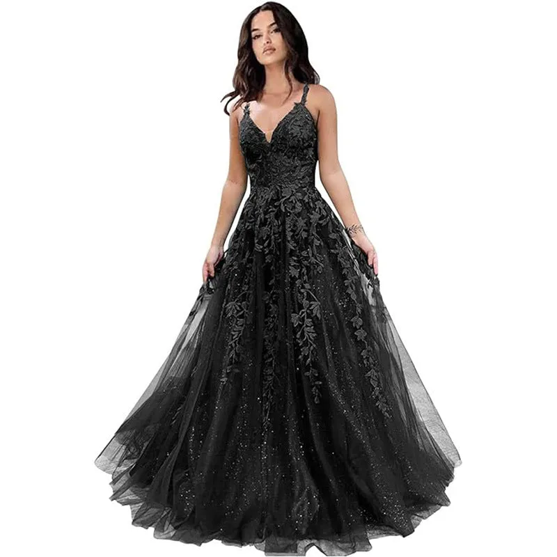 2025New Blue Slim Sexy Leaky Back Toast Clothing Birthday Party Host Skinny Annual Meeting Evening Dress Female