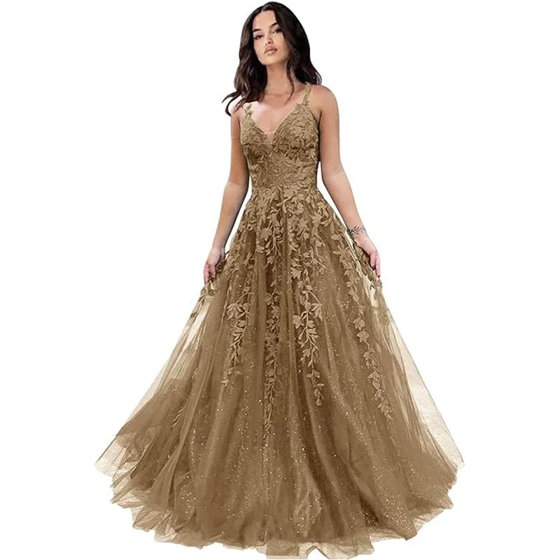 2025New Blue Slim Sexy Leaky Back Toast Clothing Birthday Party Host Skinny Annual Meeting Evening Dress Female