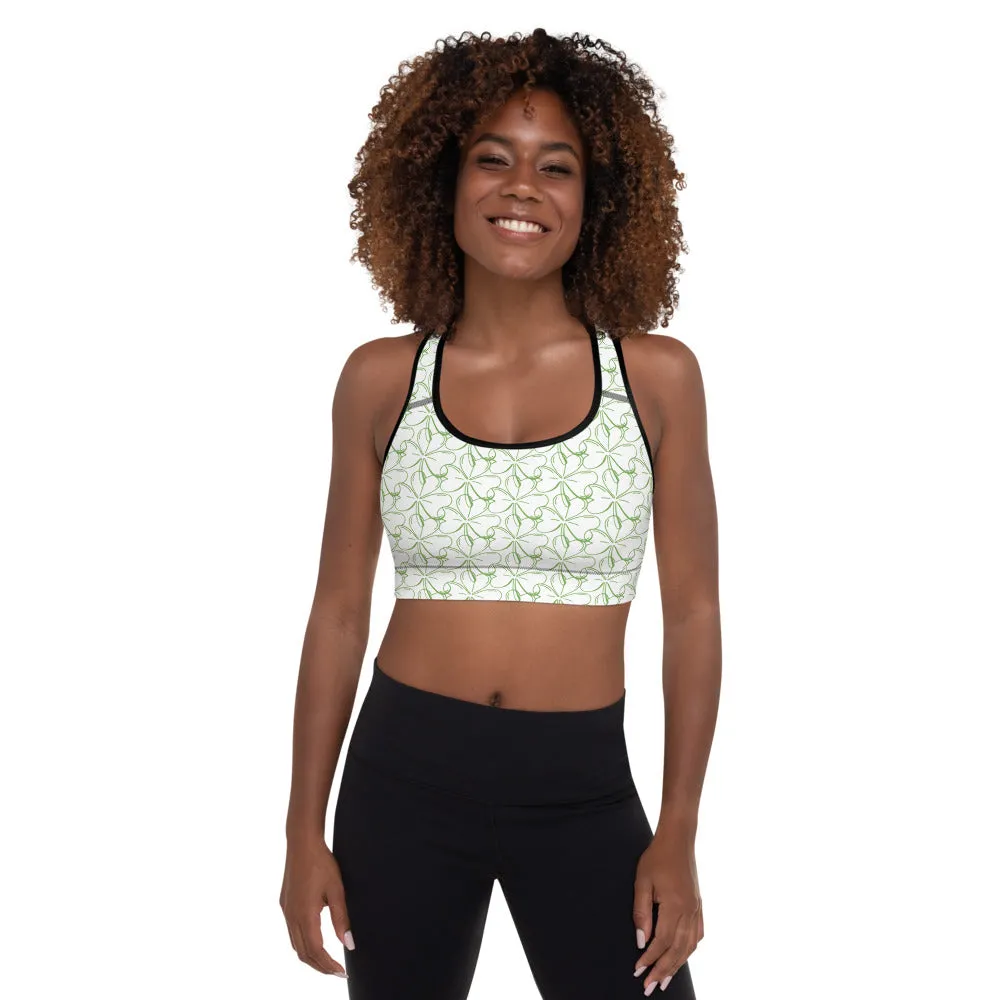 Alpha Clover Padded Sports Bra