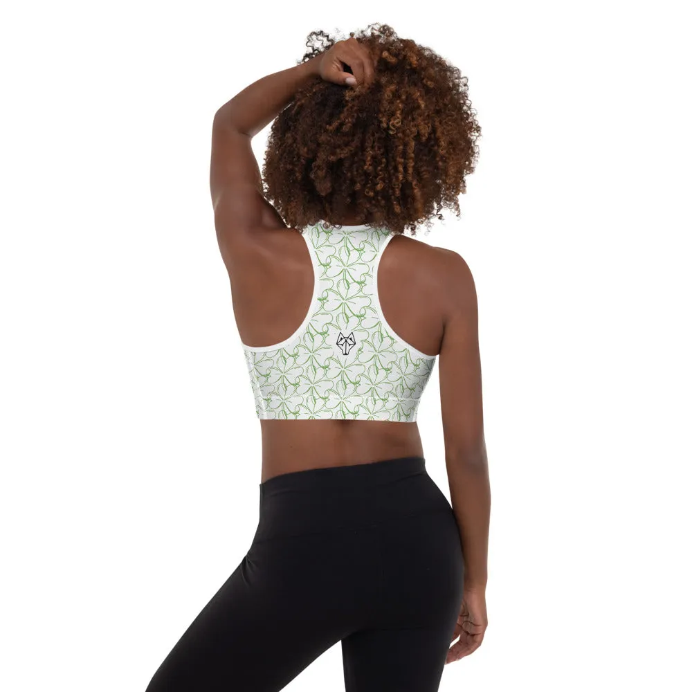 Alpha Clover Padded Sports Bra