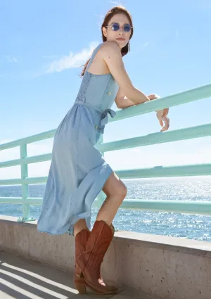 Alva Buttoned Tencel Dress