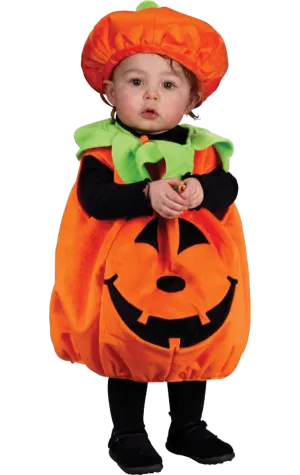 Baby Orange Pumpkin Costume