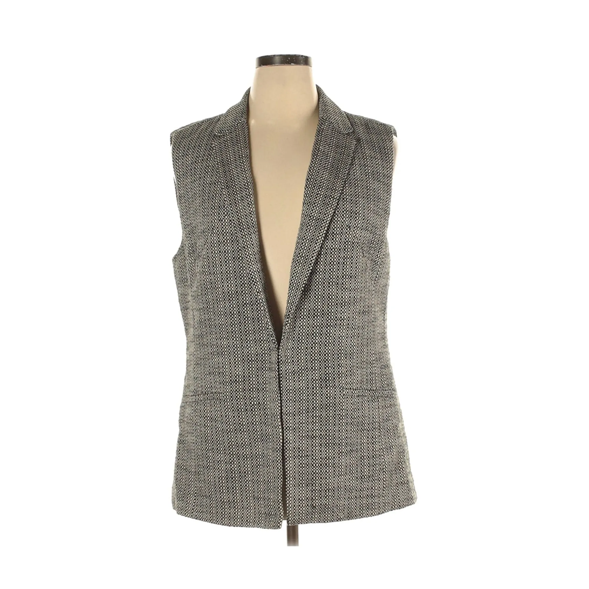 Banana Republic Herringbone Wool Sleeveless Vest