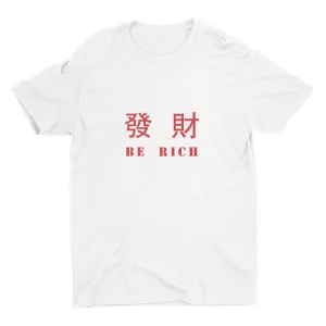 BE RICH Printed Cotton Tee
