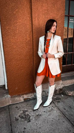 Belted Mini Dress - Small