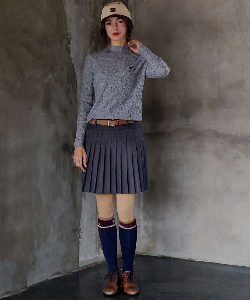 BENECIA 12 Wave Mockneck - Gray