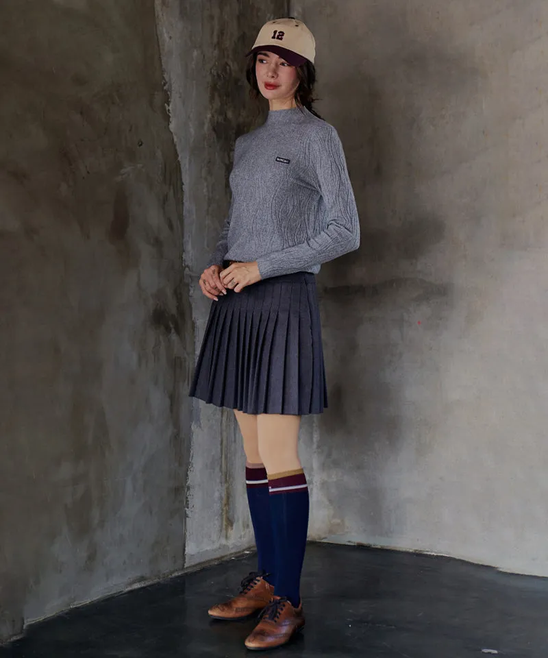 BENECIA 12 Wave Mockneck - Gray