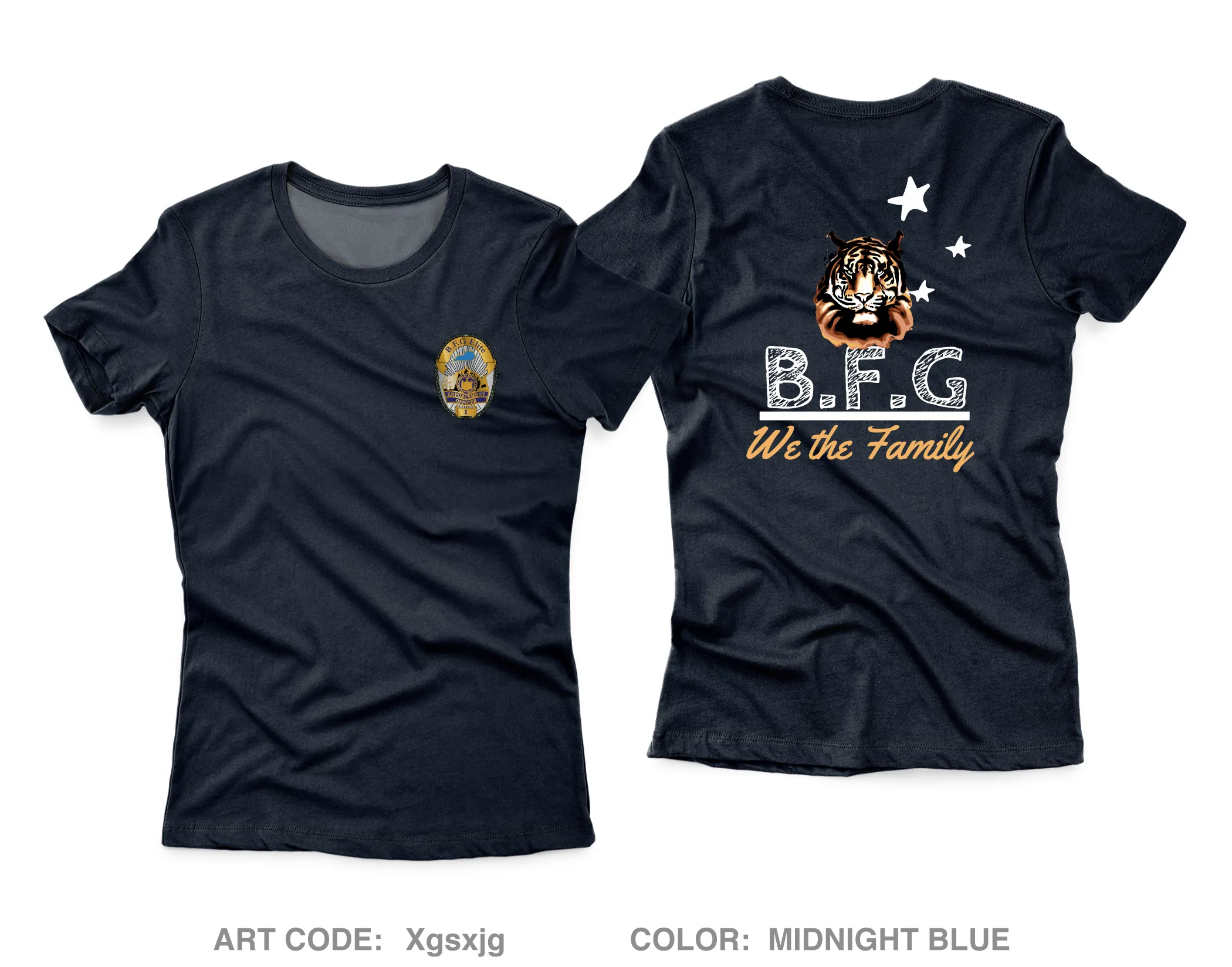 BFG elite Fundraising Collection Core Women's SS Performance Tee - Xgsxjg