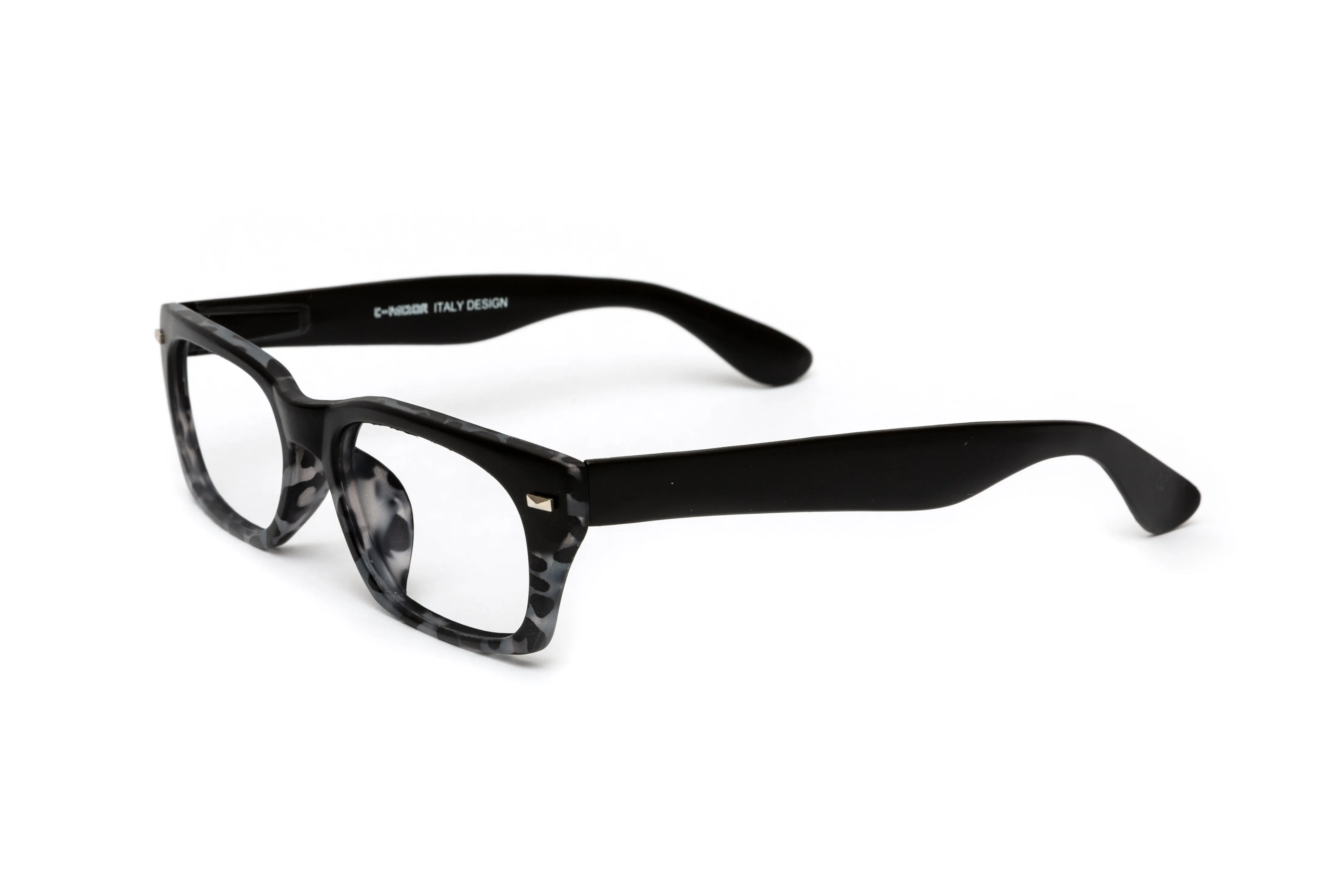 Black & Gray Tortoise Wayfarer Reading Glasses