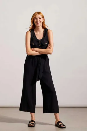 Black Gauze Jumpsuit