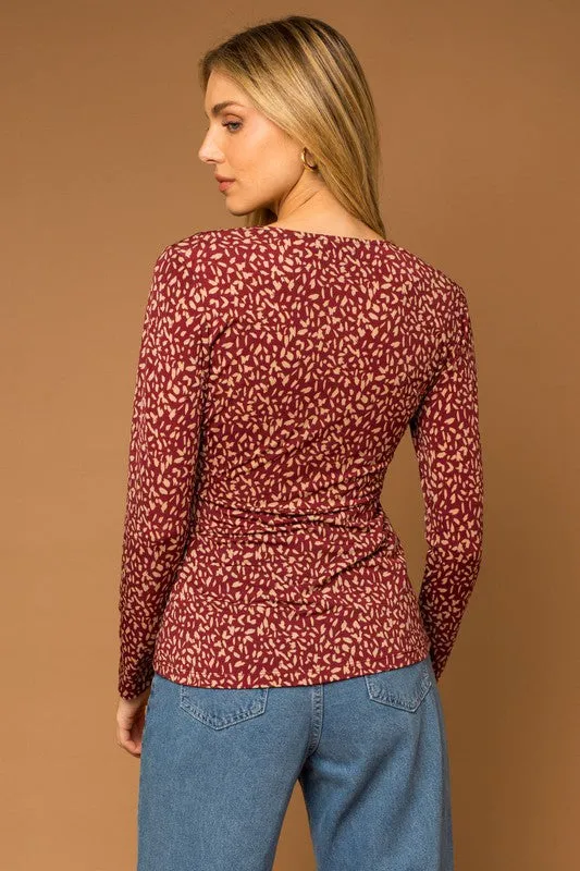 Camila V Neck Top