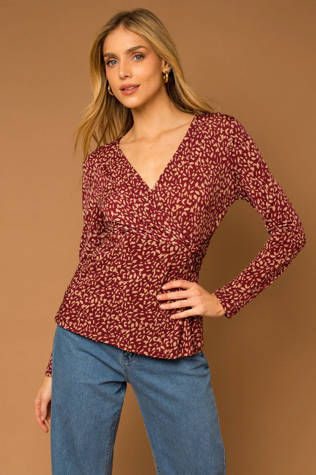 Camila V Neck Top