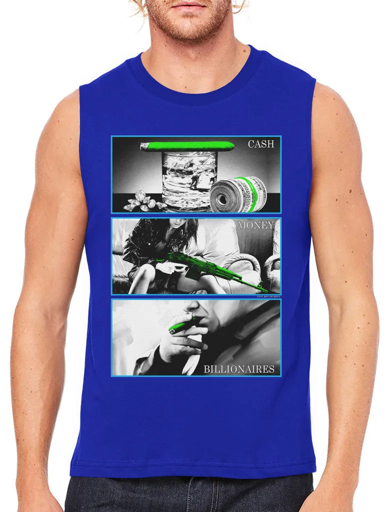 Cash Money Billionaire Men's Sleeveless T-Shirt