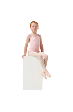 Child Mirella Paisley Cap Sleeve Printed Mesh Bodysuit