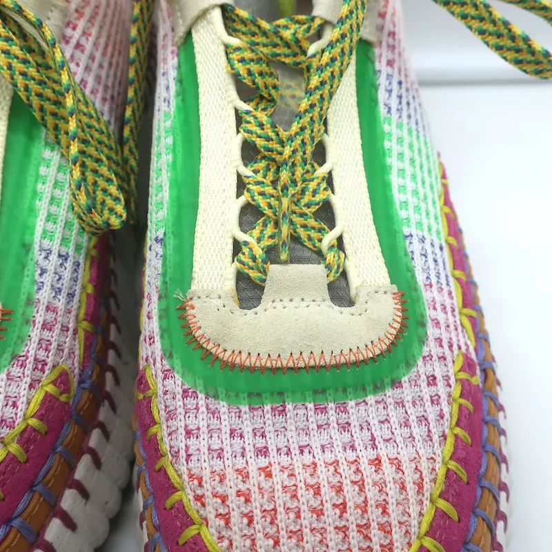 Chloe Nama Recycled Mesh Low Top Sneakers Multicolor Size 39