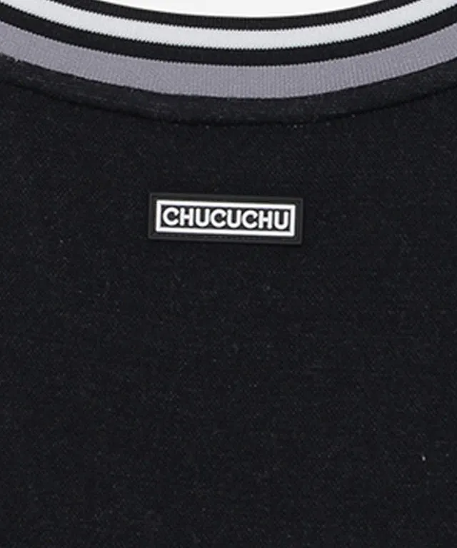 CHUCUCHU Pole Check V-Neck Vest - Gray