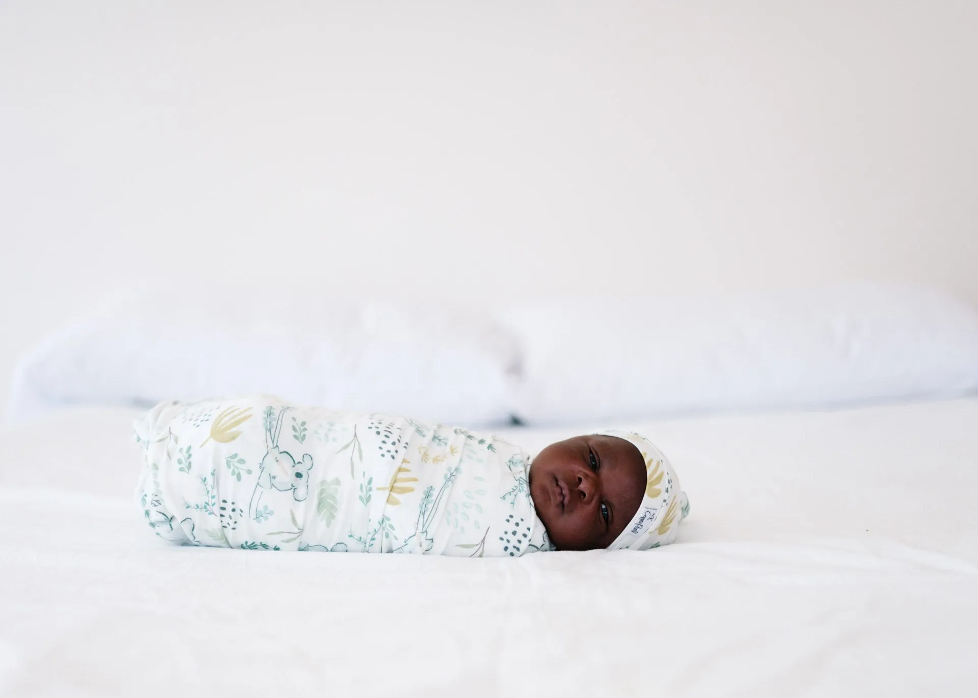 Copper Pearl Aussie Knit Swaddle Blanket