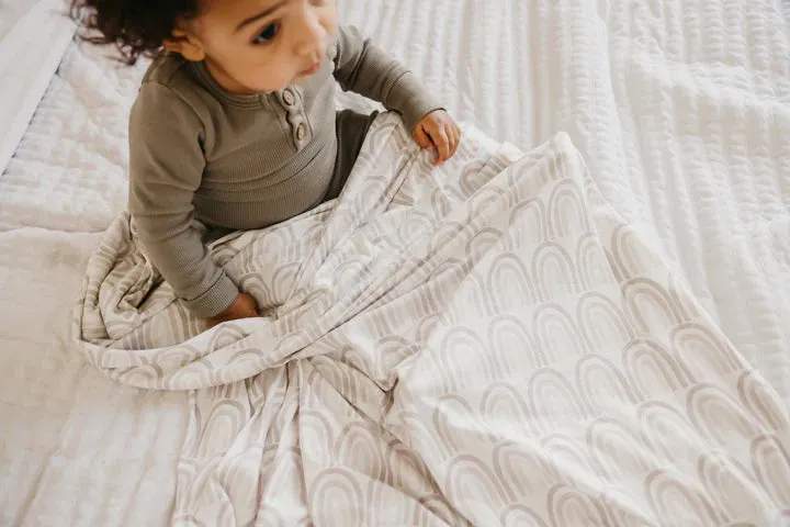 Copper Pearl Bliss Knit Swaddle Blanket