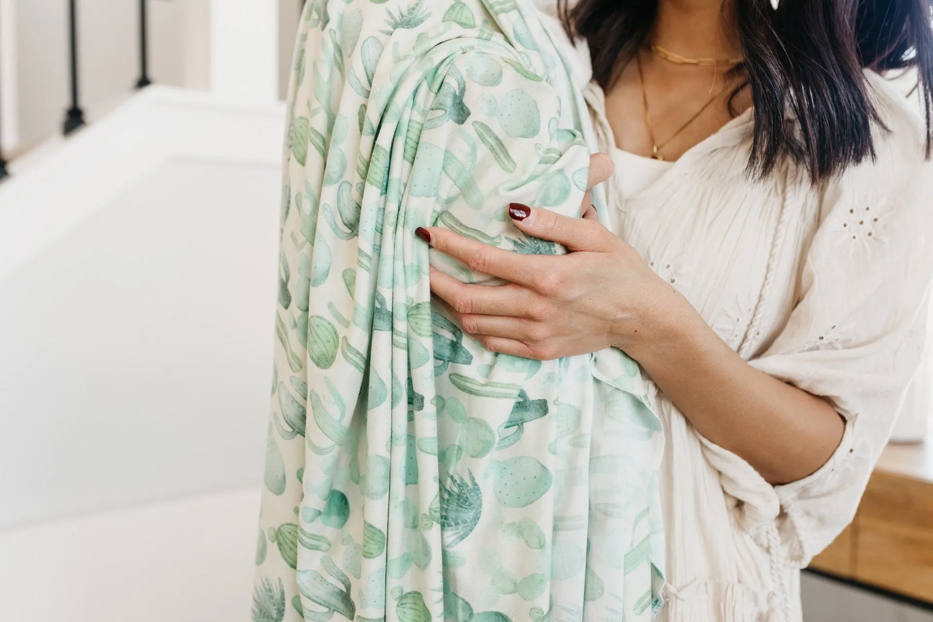 Copper Pearl Desert Knit Swaddle Blanket
