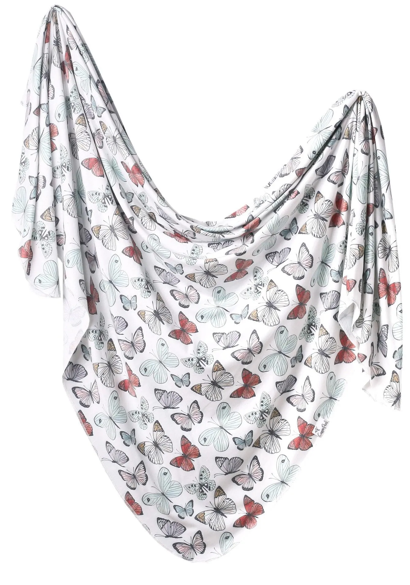 Copper Pearl Dot Knit Swaddle Blanket