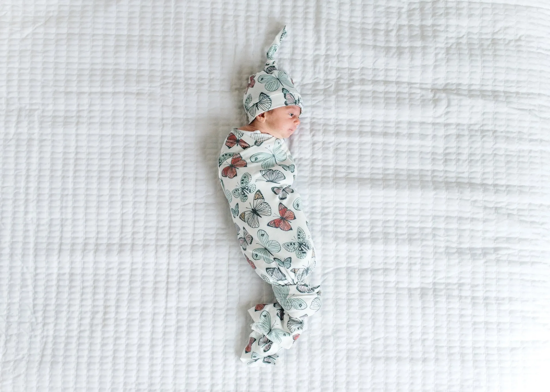 Copper Pearl Dot Knit Swaddle Blanket