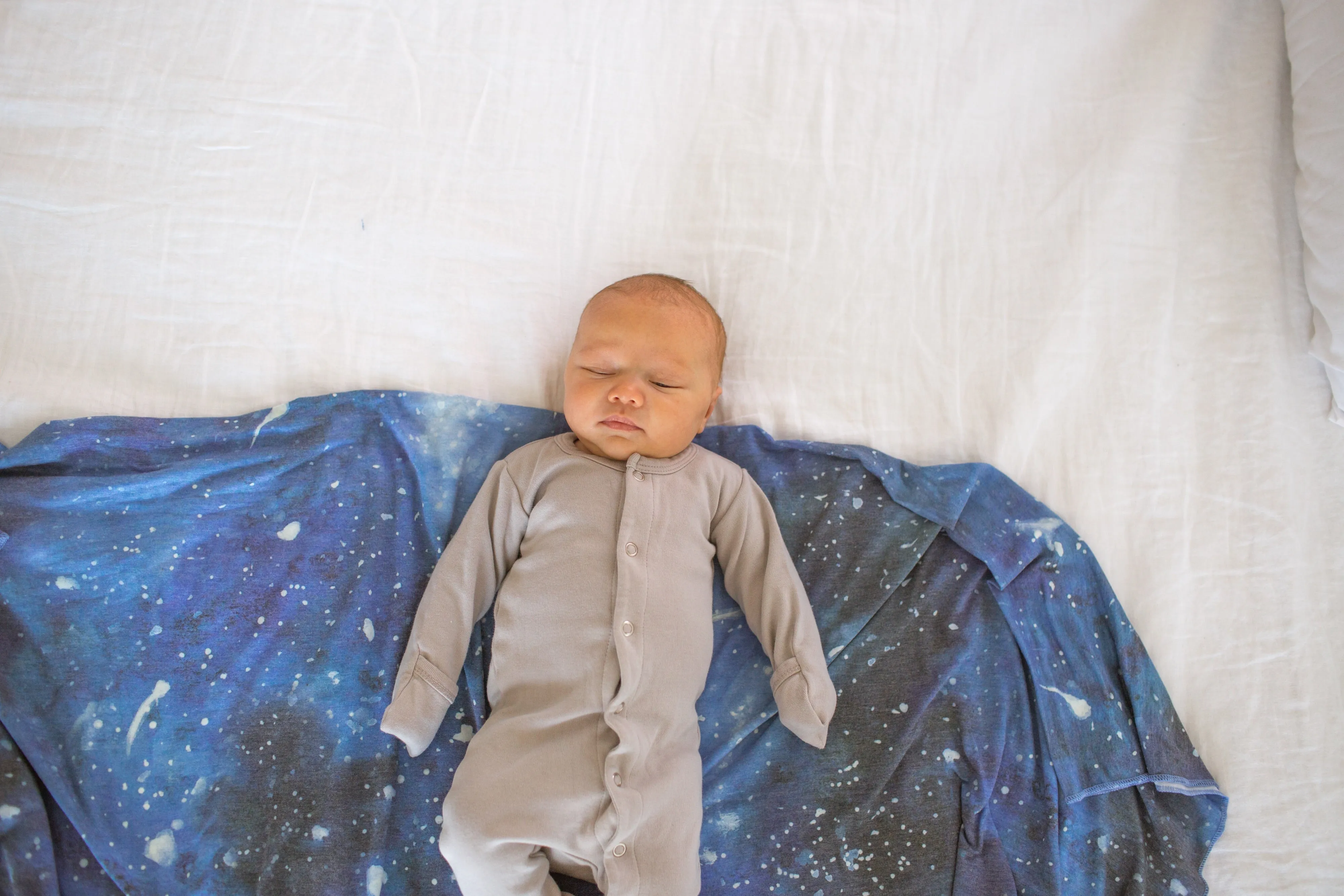 Copper Pearl Galaxy Swaddle Blanket