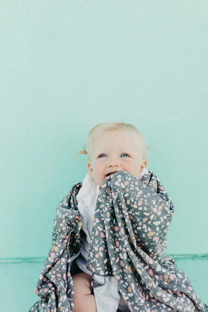 Copper Pearl Gemini Knit Swaddle Blanket
