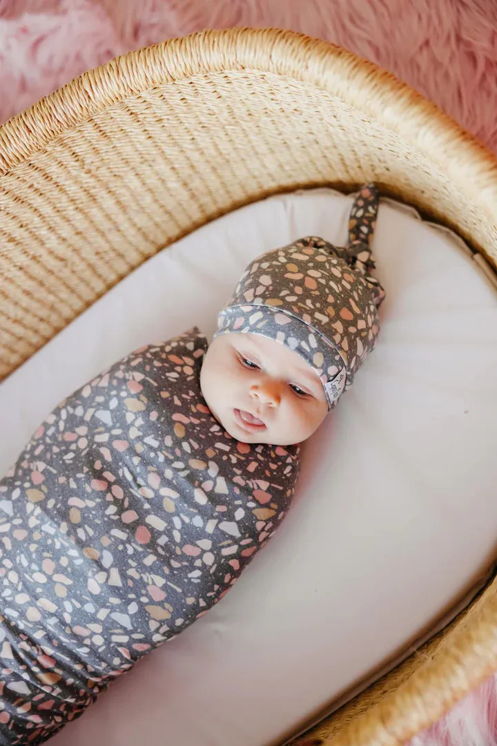 Copper Pearl Gemini Knit Swaddle Blanket