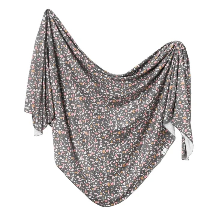 Copper Pearl Gemini Knit Swaddle Blanket