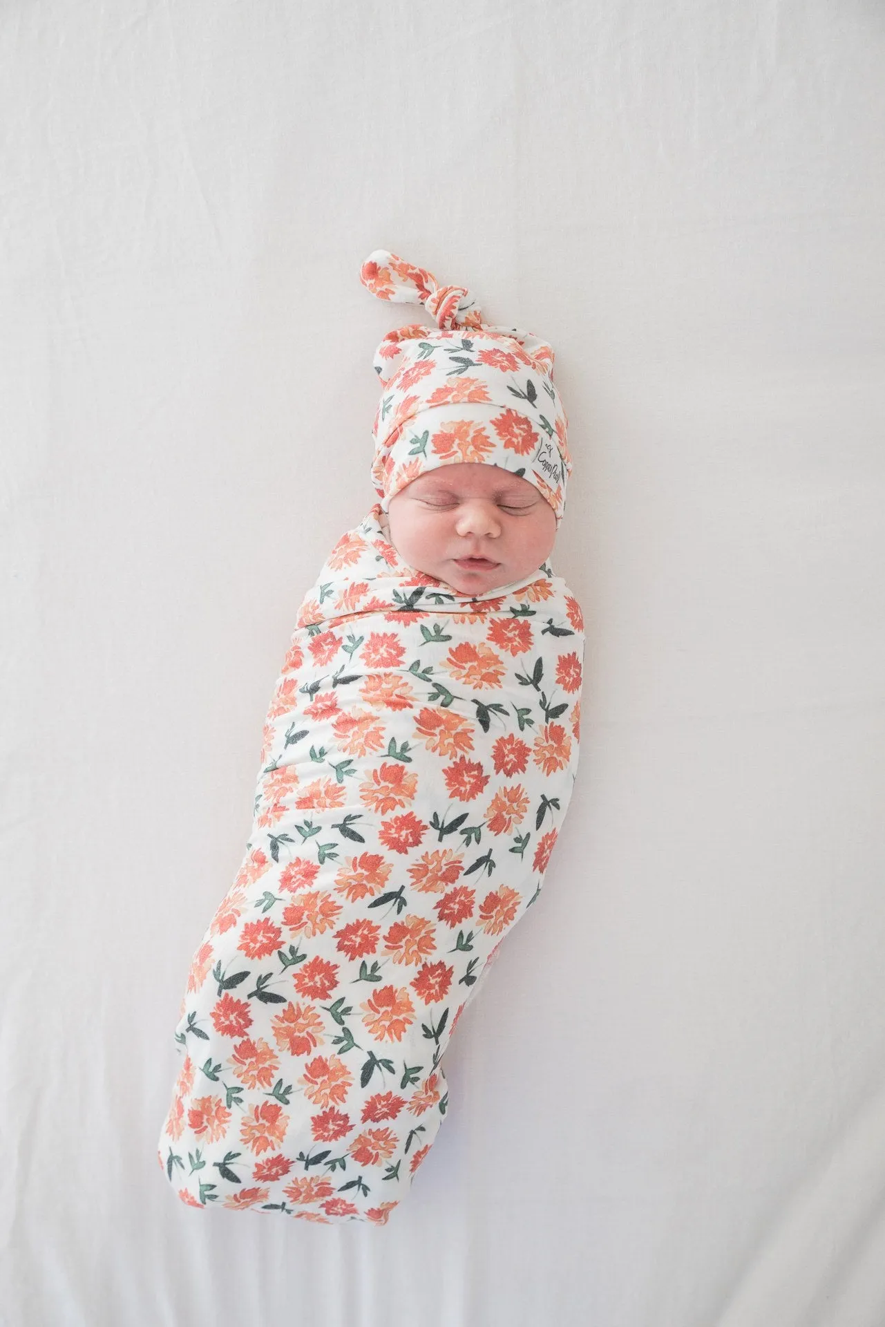 Copper Pearl Hazel Knit Swaddle Blanket