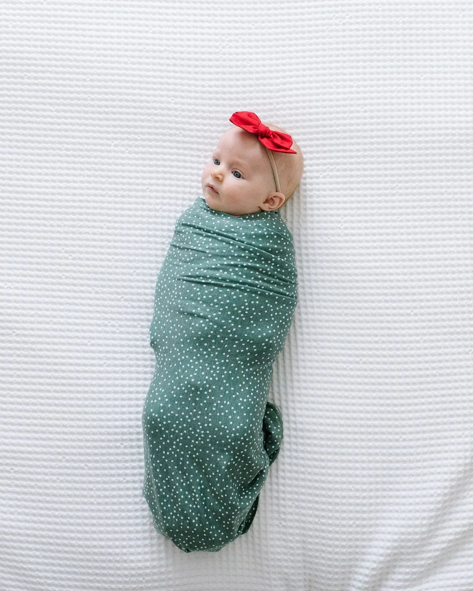 Copper Pearl Juniper Knit Swaddle Blanket