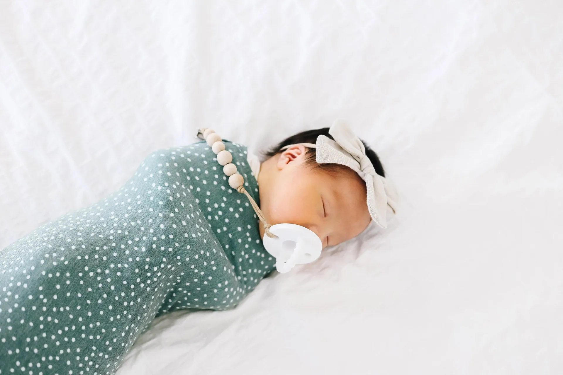 Copper Pearl Juniper Knit Swaddle Blanket