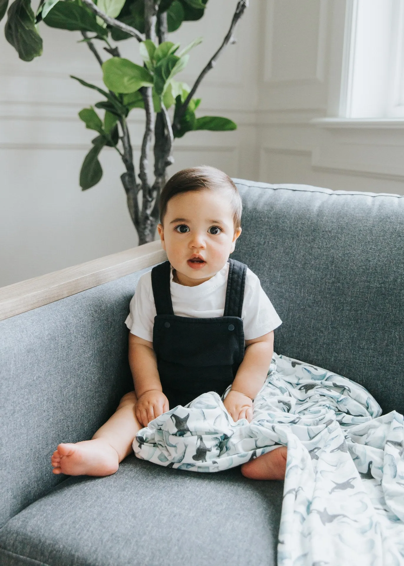 Copper Pearl Kai Knit Swaddle Blanket
