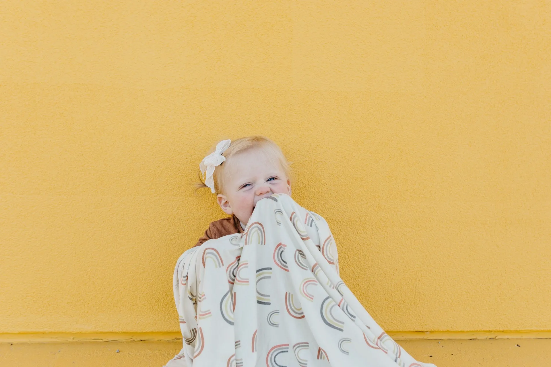 Copper Pearl Kona Knit Swaddle Blanket