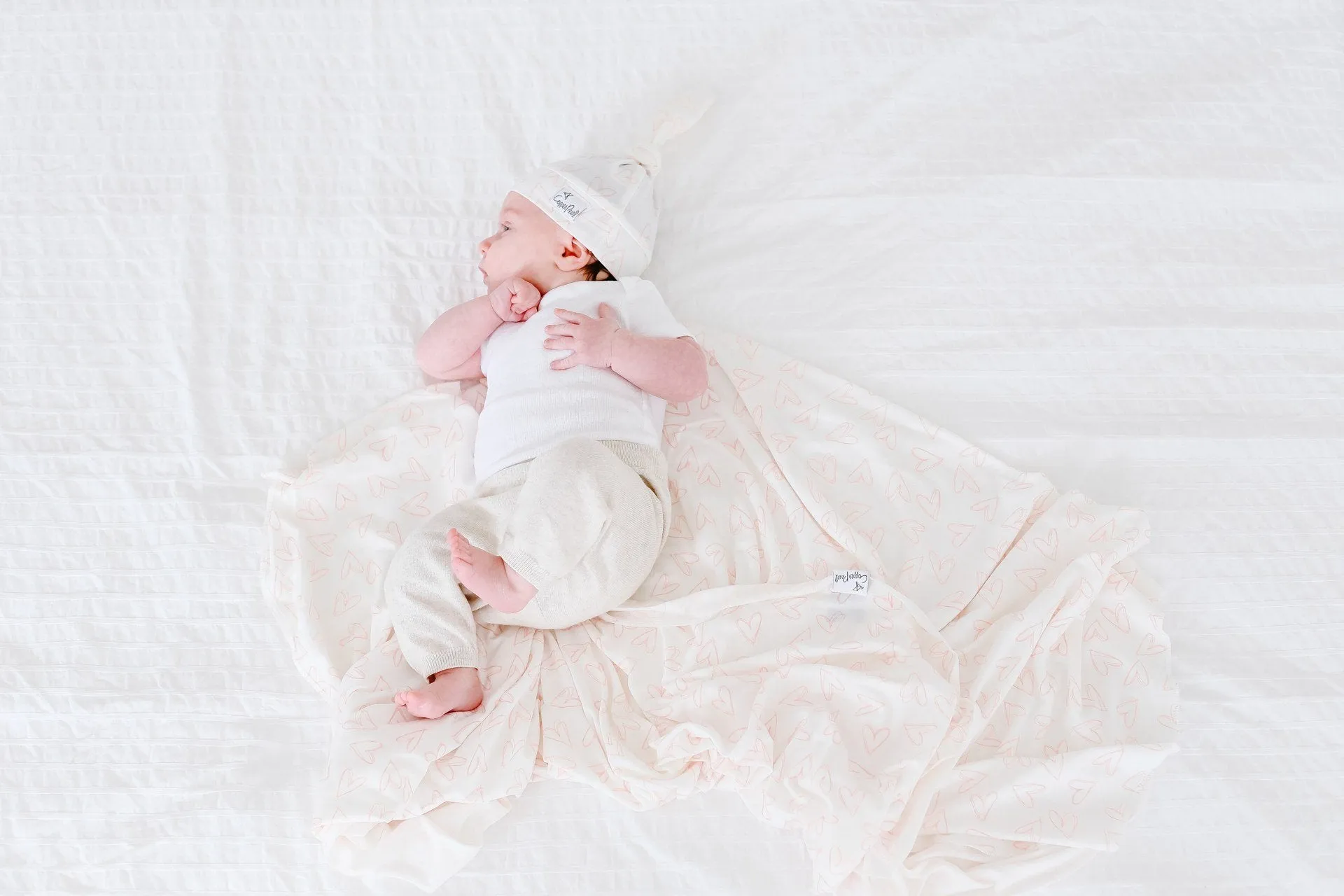 Copper Pearl Lola Knit Swaddle Blanket