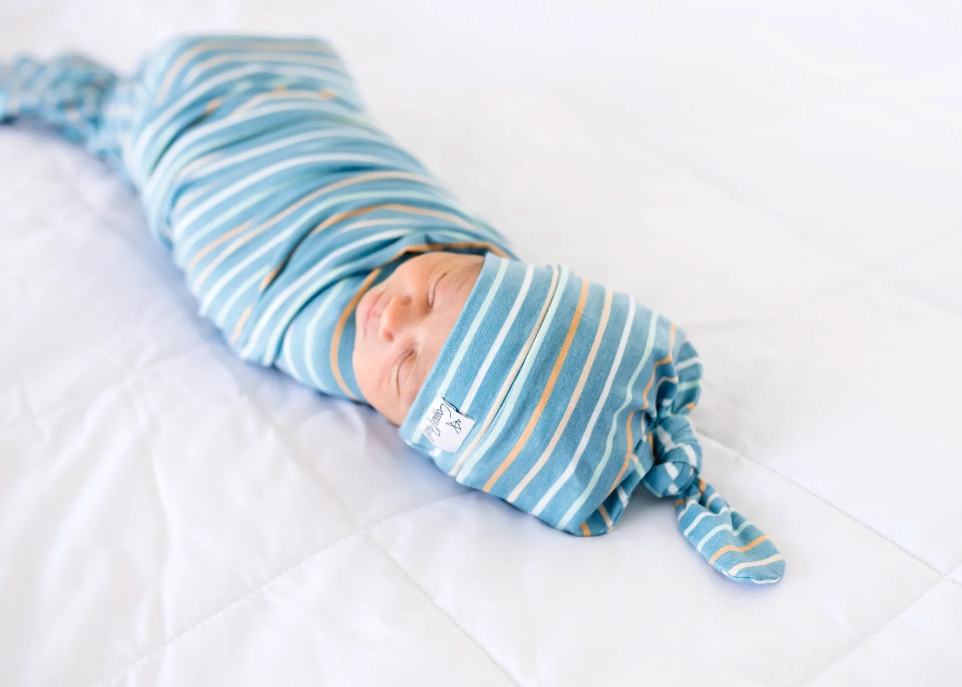 Copper Pearl Milo Knit Swaddle Blanket