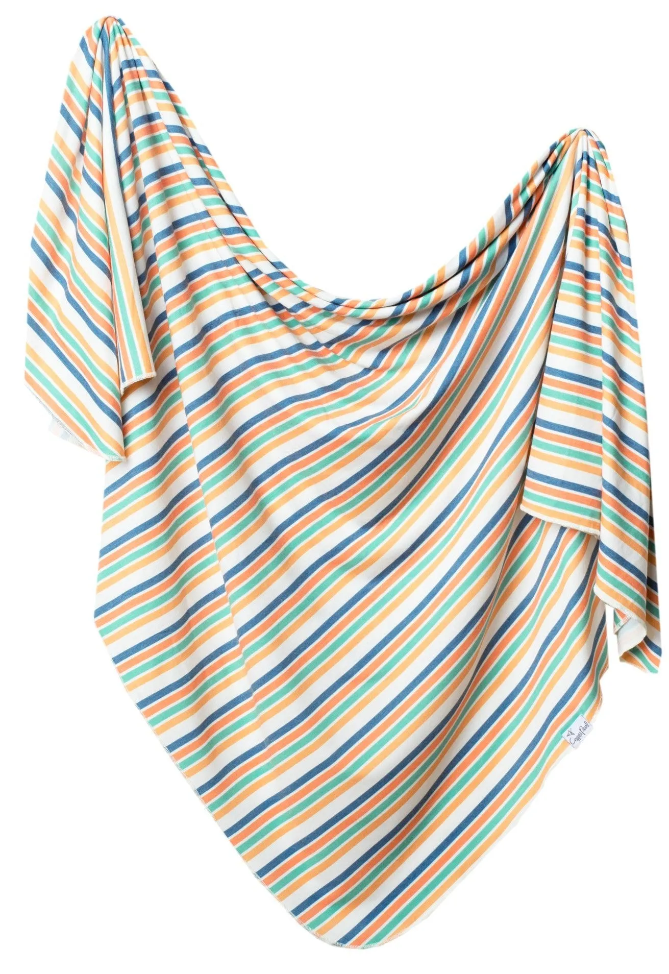Copper Pearl Retro Knit Swaddle Blanket