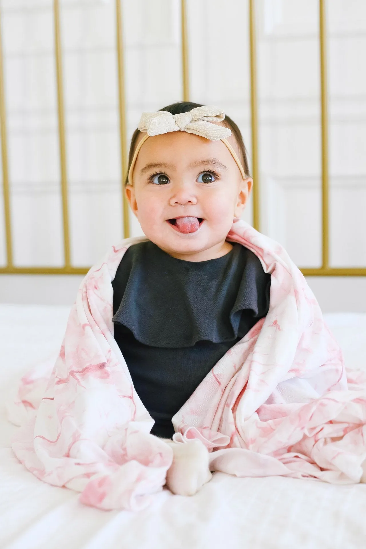 Copper Pearl Roxy Knit Swaddle Blanket