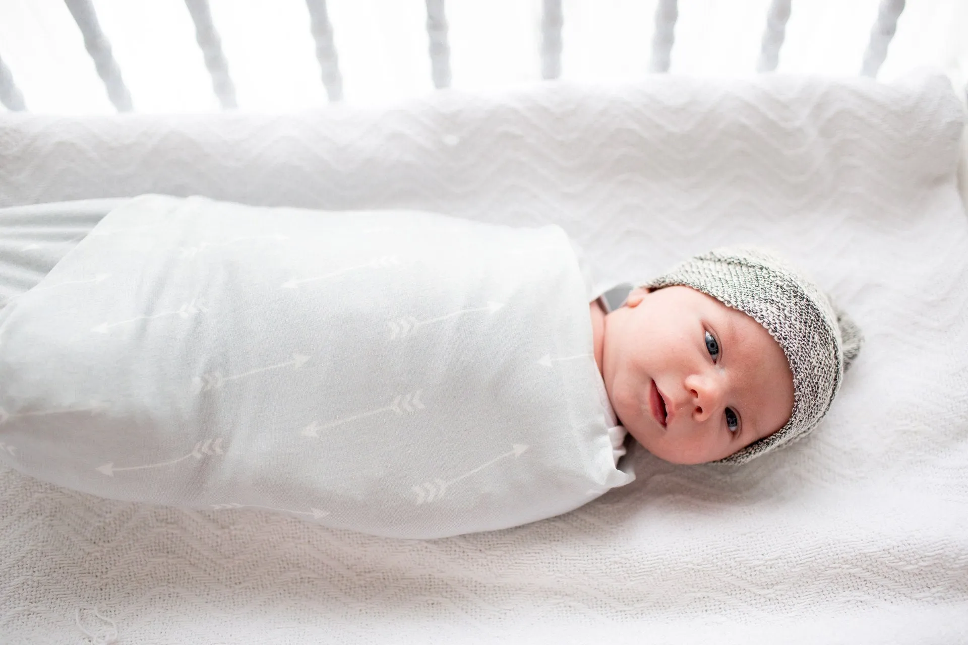 Copper Pearl Summit Knit Swaddle Blanket