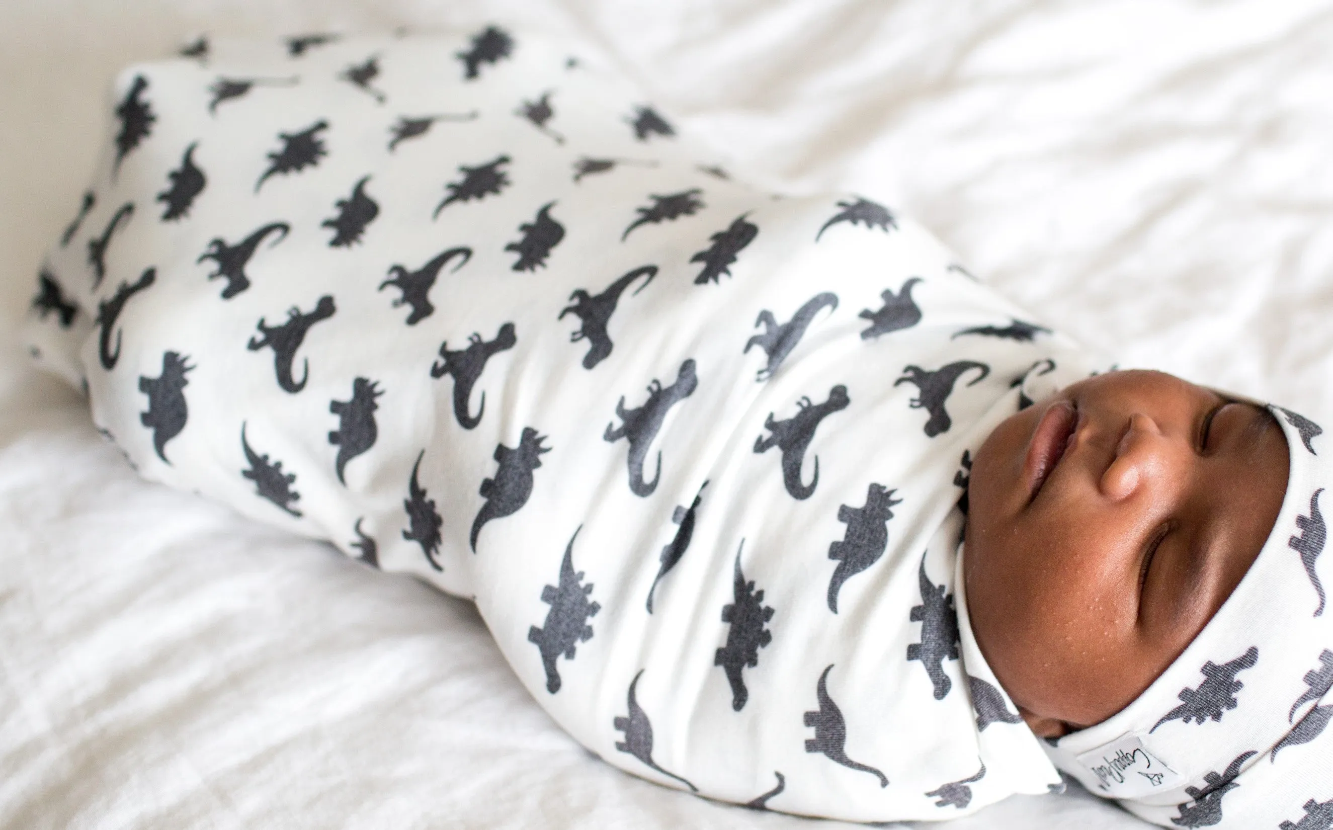 Copper Pearl Wild Knit Swaddle Blanket