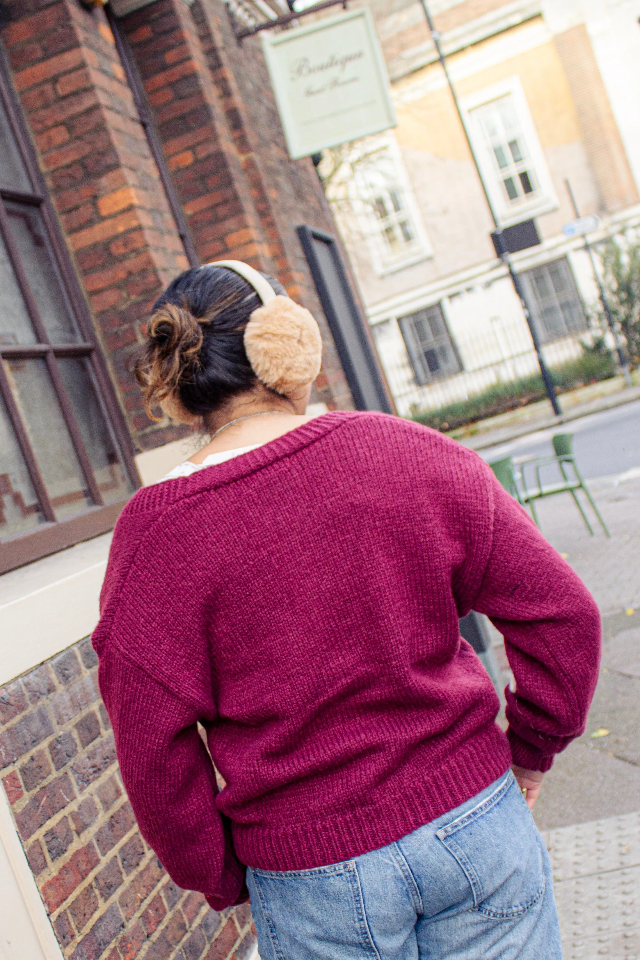 Crochet Bobble Applique Relaxed Daisy Cardigan