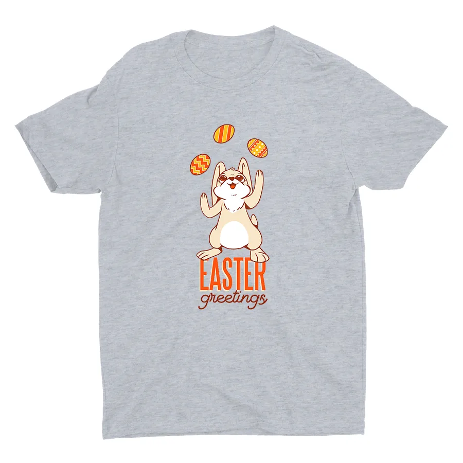 Easter Greetings Printed Cotton Tee