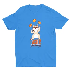 Easter Greetings Printed Cotton Tee