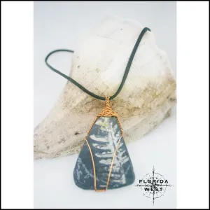 Fossilized Fern Necklace (X-Large) - 300 Million Yrs Old