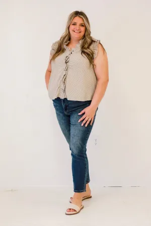 Frilled About This Dotted Tank
