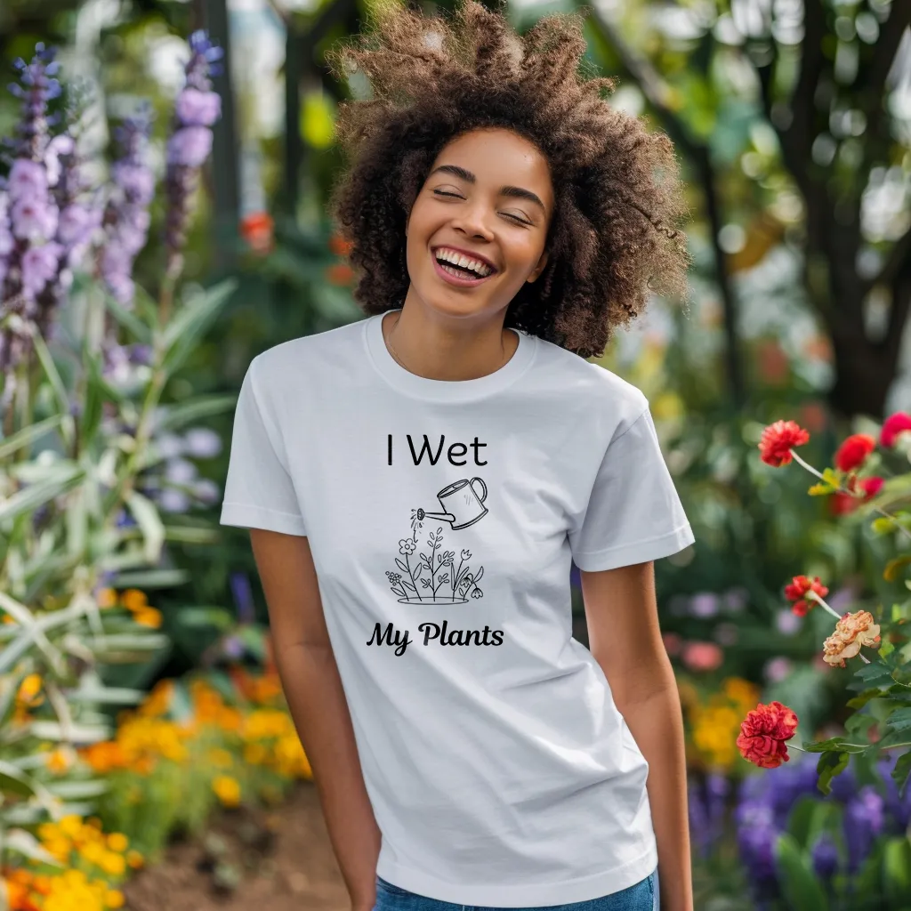 I Wet My Plants Women's Classic T-Shirt