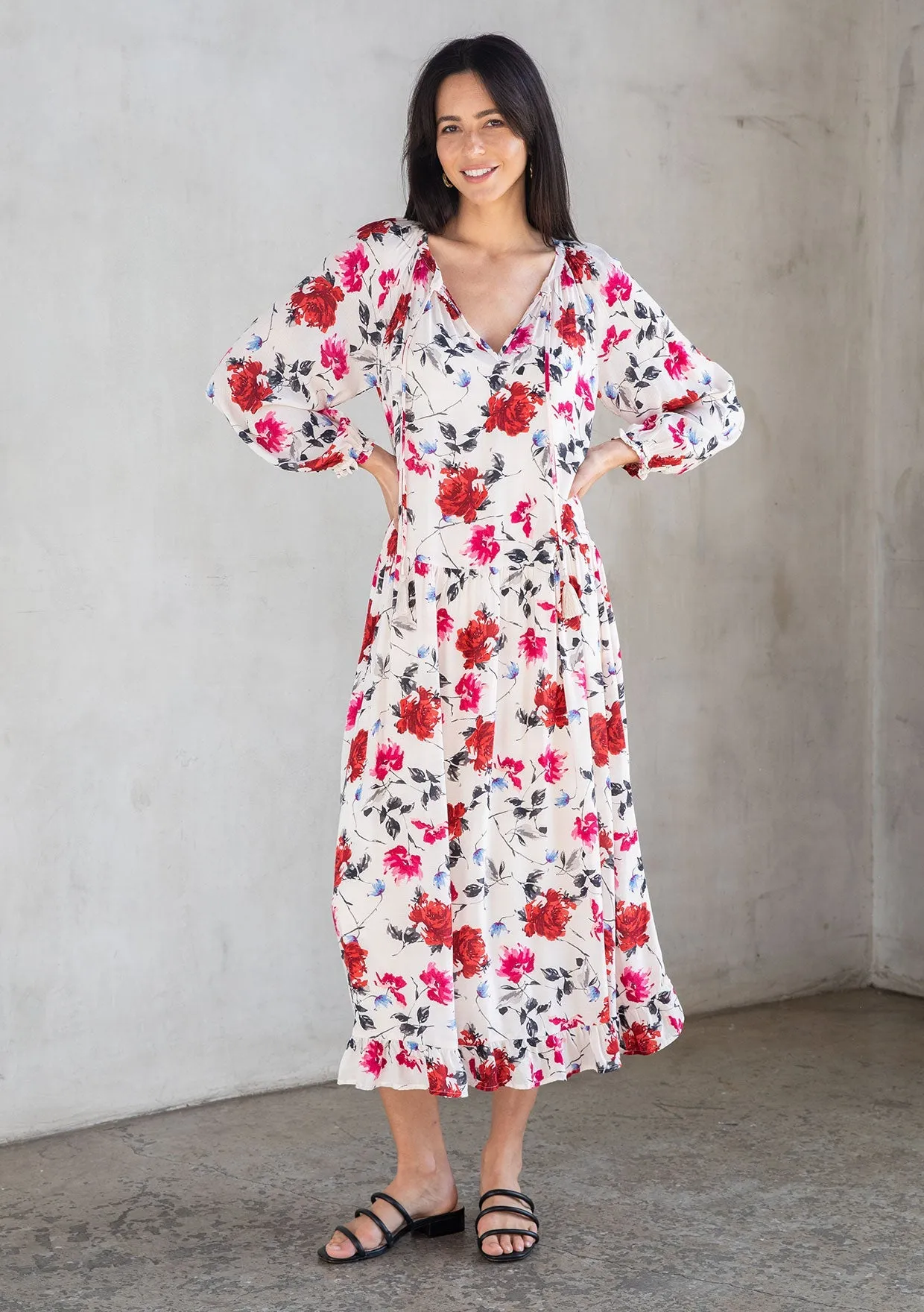 Ingrid Floral Maxi Dress