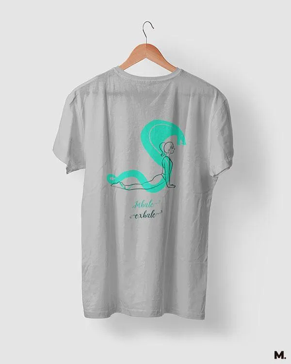 Inhale Exhale printed t shirts