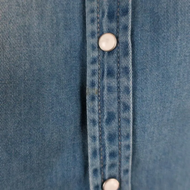 Joe's Jeans Western Denim Shirt Amy Cotton-Tencel Size Small Long Sleeve Top